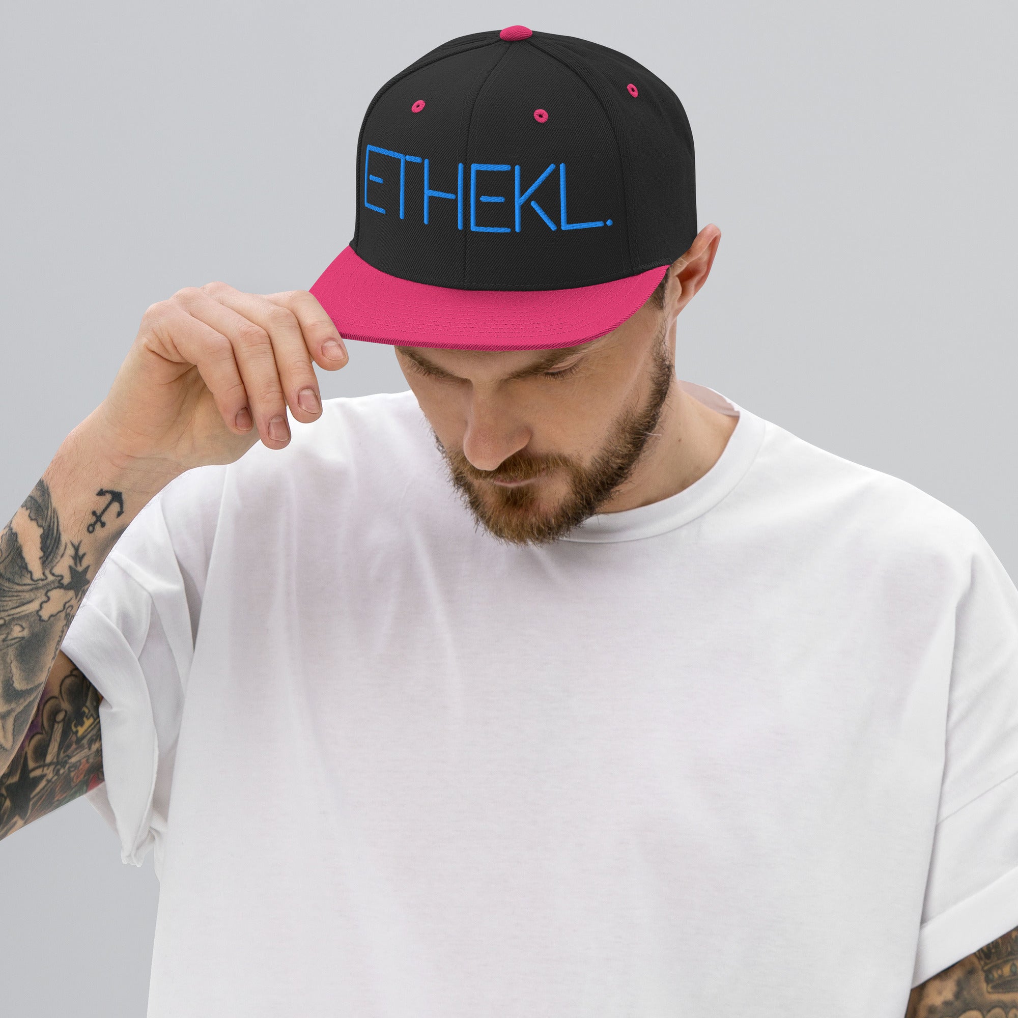 Snapback - Flamingo Blue image 4