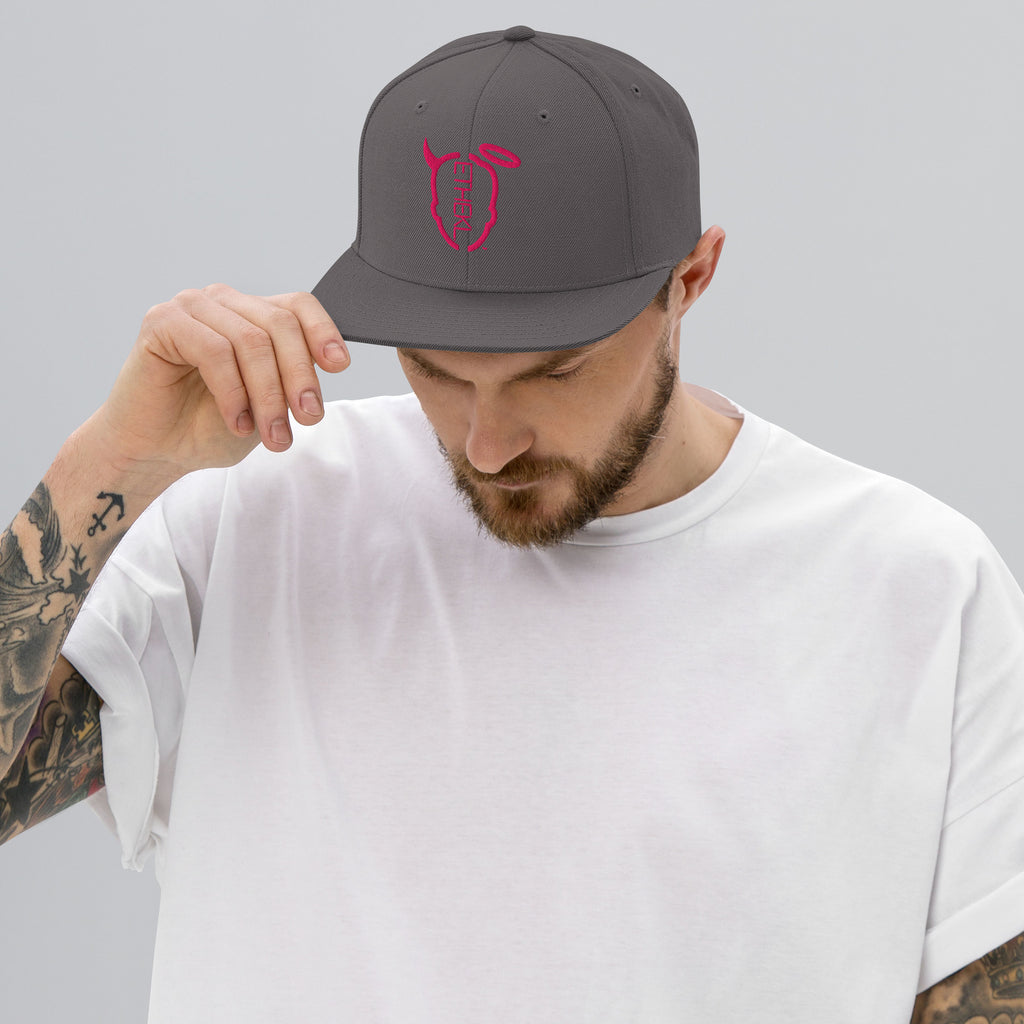 Snapback Hat - Logo Pink image 1