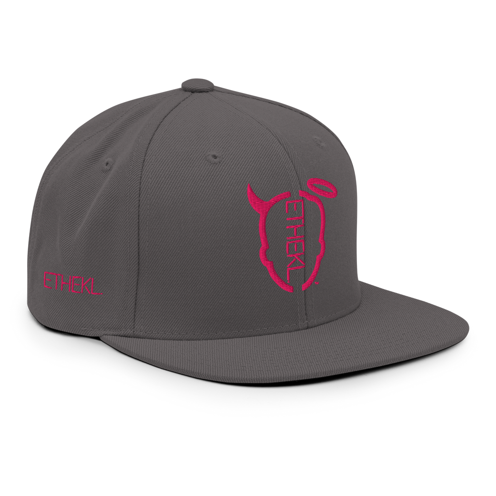 Snapback Hat - Logo Pink image 2
