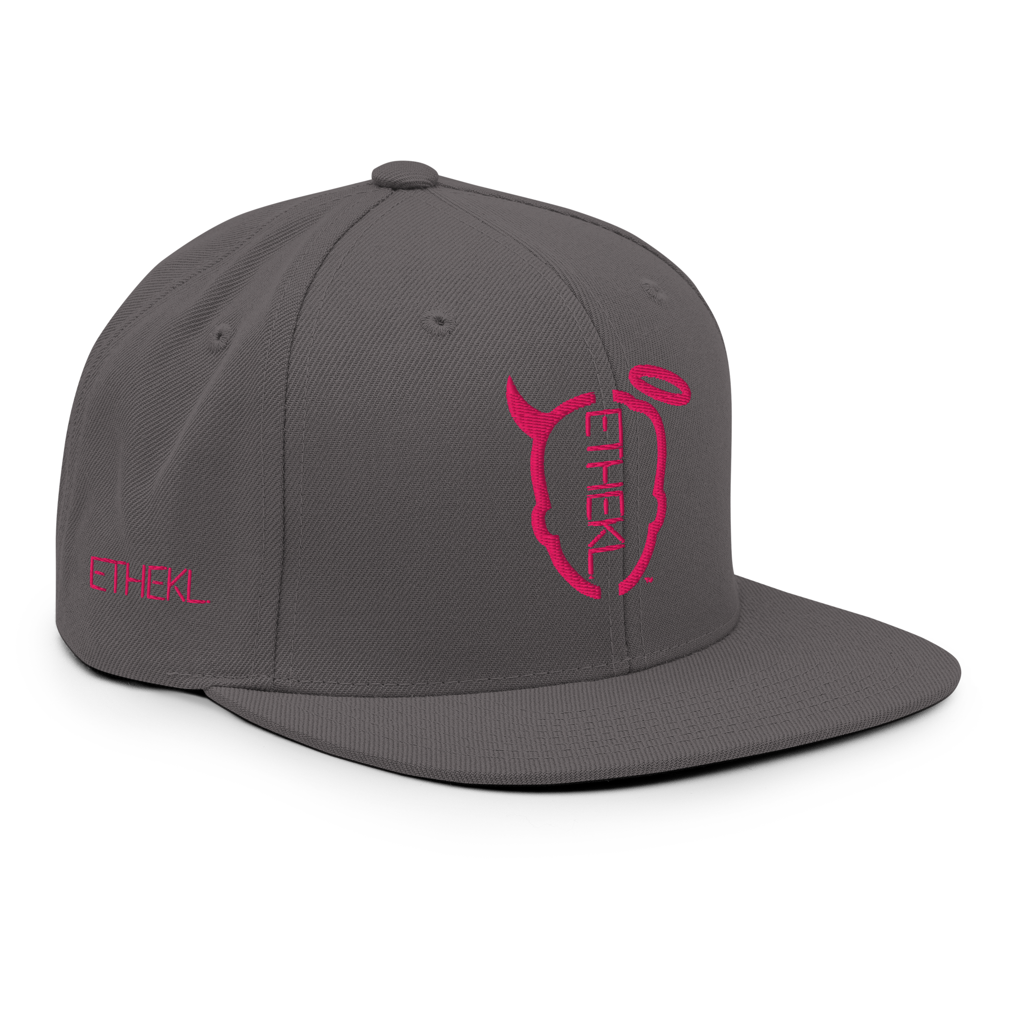 Snapback Hat - Logo Pink image 2