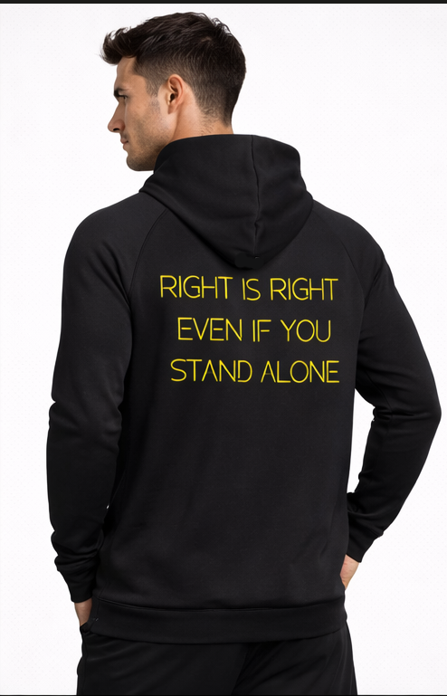 ETHEKL - Right is Right Under Armour Mens HoodRival Hoodie