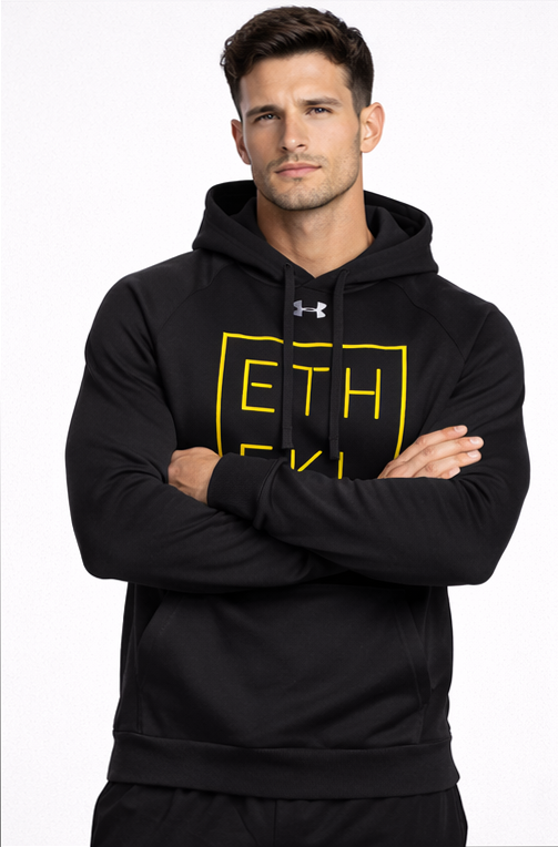 ETHEKL - Right is Right Under Armour Mens HoodRival Hoodie