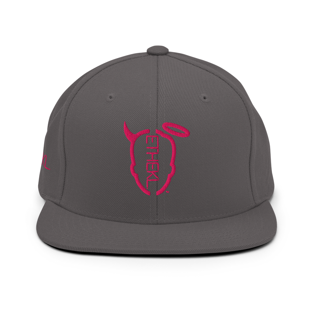 Snapback Hat - Logo Pink image 0