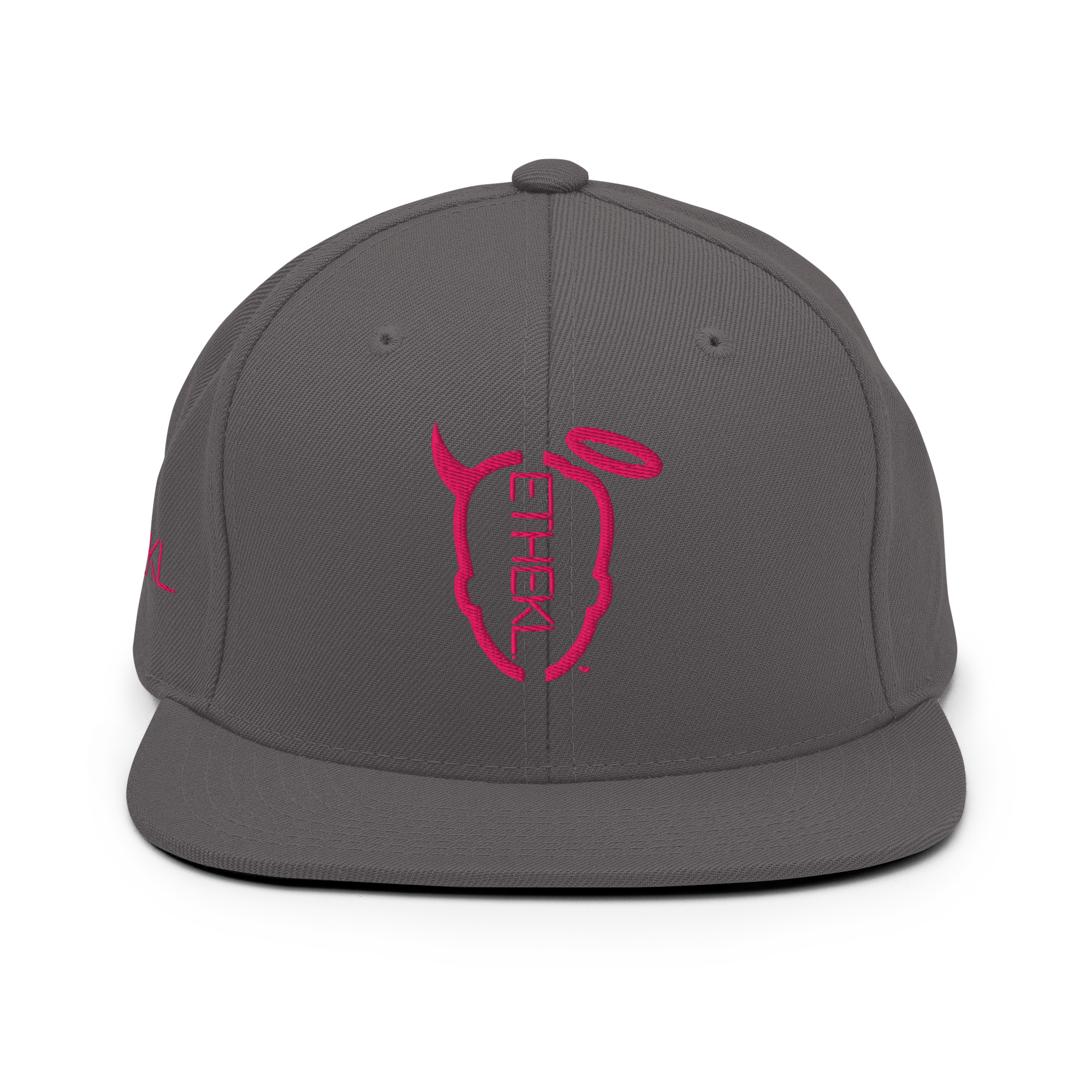 Snapback Hat - Logo Pink