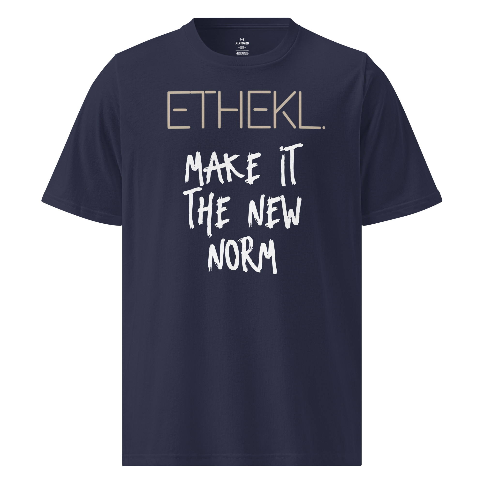 Under ArmourⓇ athletic t-shirt Tan Font image 4