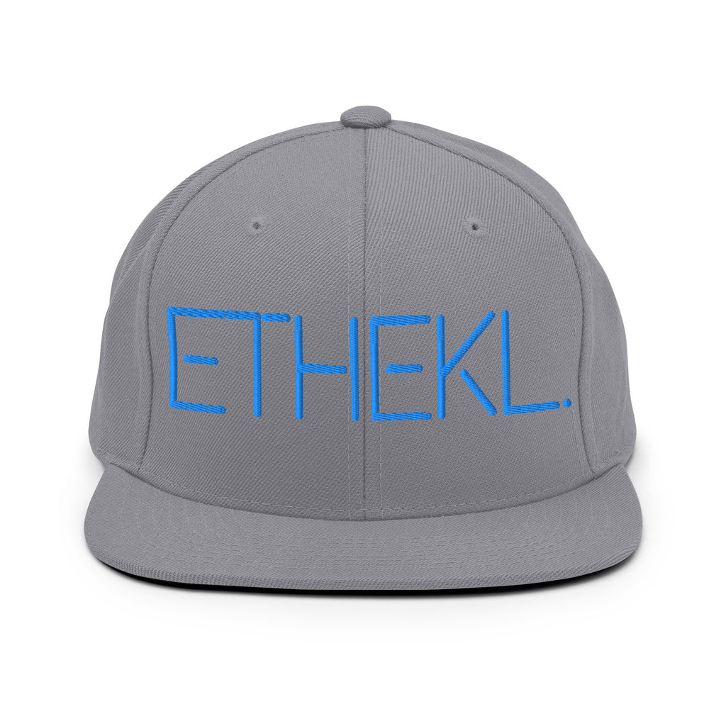 Snapback Silver Back Blue image 0