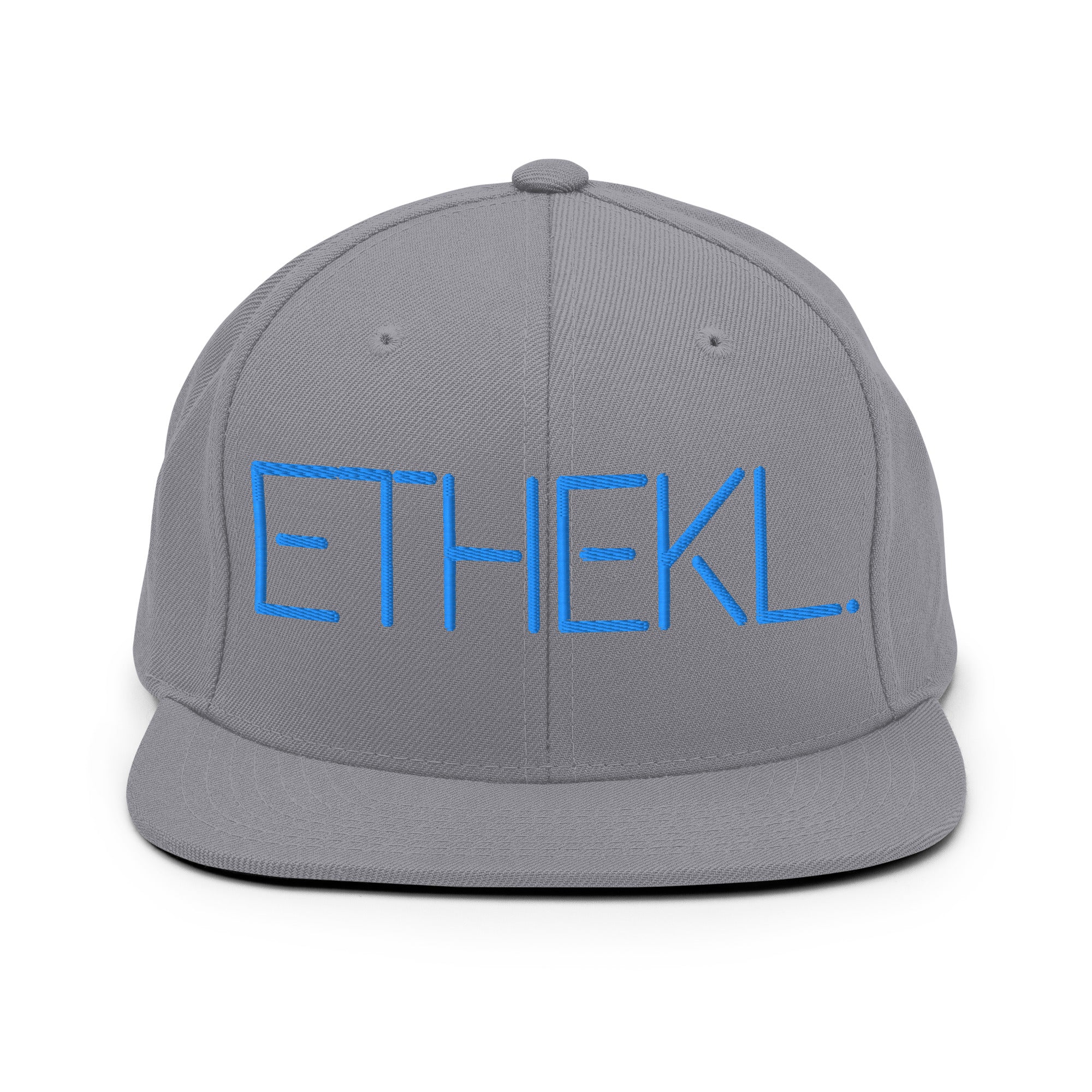 Snapback Silver Back Blue image 0